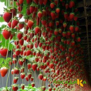 Клубника ампельная Анастасия купить по цене от 370р. в интернет-магазине «Посадика» с доставкой почтой в в Каменск-Шахтинскийе и по всей России – [изображение №1].
