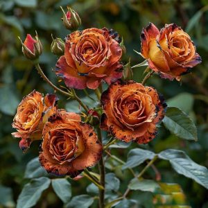 Роза плетистая Оранжевый Бриллиант купить по цене от 450р. в интернет-магазине «Посадика» с доставкой почтой в в Каменск-Шахтинскийе и по всей России – [изображение №1].